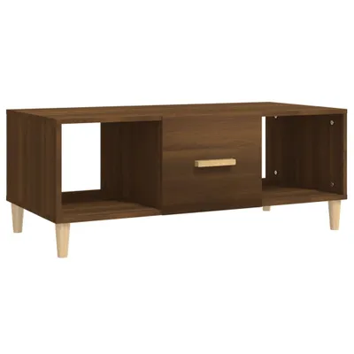 Produktbild von Couchtisch Braun Eichen-Optik 102x50x40 cm Holzwerkstoff