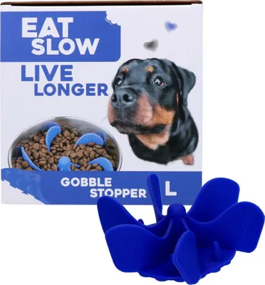 Immagine prodotto di Eat Slow Live Longer Gobble Stopper Blu L