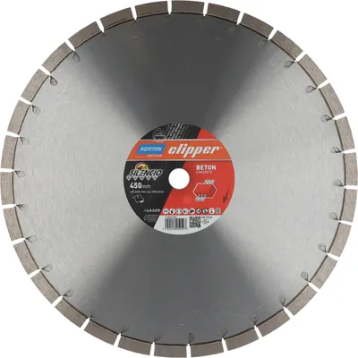 Image de Norton Clipper Disque à tronçonner diamanté Extreme Beton Silencio - 450 x 25,4 mm