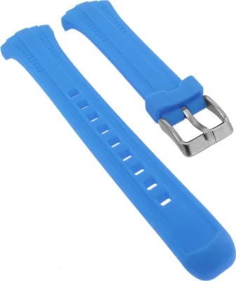Produktbild von Calypso  Uhrenarmband aus Silikon in blau Breidornschließe  K5744/5