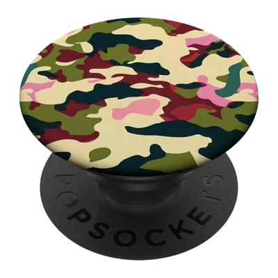 Obrázok produktu pre PopSockets 801986, Madlo, Čierna, Maskovanie, Každá značka, Maskovací vzor, 1 kusov