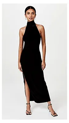 Produktbild von Damen Neckholder-Kleid von Norma Kamali mit seitlichem Schlitz