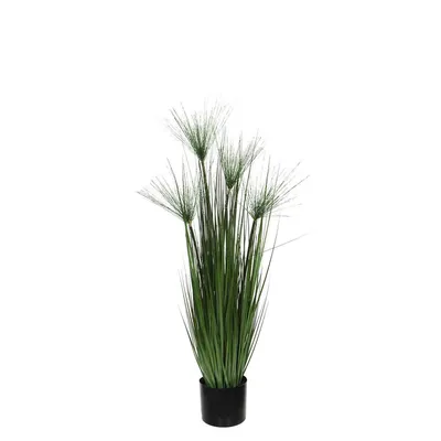 Produktbild von Mica Kunstpflanze Papyrus grün im Topf 102 cm