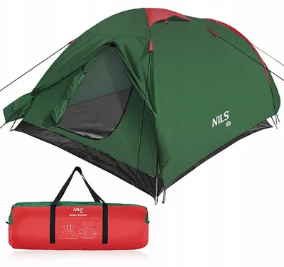 Produktbild von Rocker Campingzelt, 3 Personen, Wasserdicht 3000 mm mit UV-Schutz, 205 cm