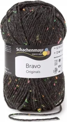 Zdjęcie produktu dla Włóczka Schachenmayr Bravo 8329 czern 133 m 50 g
