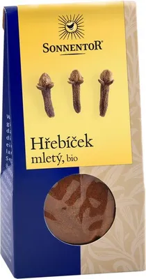 Obrázek produktu pro Sonnentor 00394, Práškové koření, 35 g, Hřebíček, 218 kcal, 906 kJ, 2,2 g