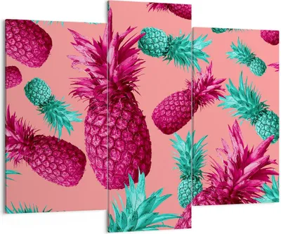 Produktbild von Bild auf Leinwand - Leinwandbild - Ananas Obst Saft - 130x100cm - Wand Bild - Wanddeko - Leinwanddruck - Bilder - Kunstdruck - Wanddekoration - Leinwand bilder - Wandkunst - CB130x100-4031