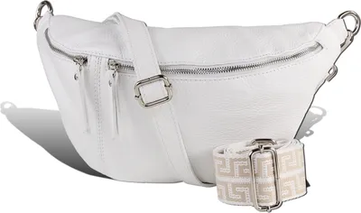 Produktbild von Toscanto Tasche weiß Gürteltasche sehr groß 37x20x12cm D2OTT821BW