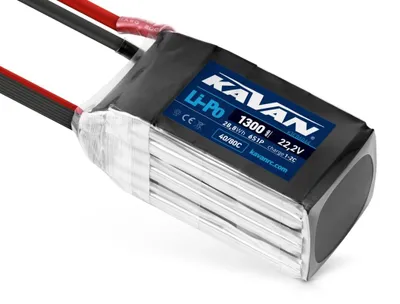 Produktbild von Kavan 1300mAh/22 2V 40/80C 28 Modellbauakkus