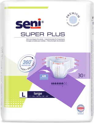 Obrázok produktu pre Seni Super Plus inkontinenčné nohavičky L 30 ks