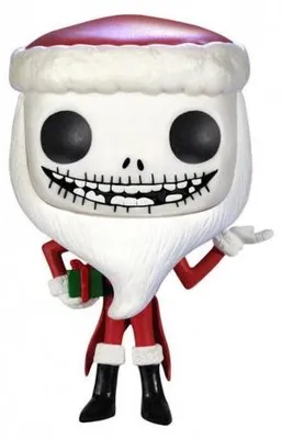 Obrázok produktu pre FUNKO Pop! Disney: Nightmare Before Christmas - Santa Jack Skellington, zberateľská figúrka, Rozprávky