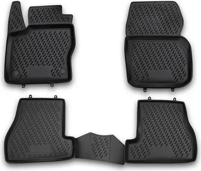 Zdjęcie produktu dla 2011-2018 Ford Focus mk3 dywaniki podłogowe TPE czarne 4 szt