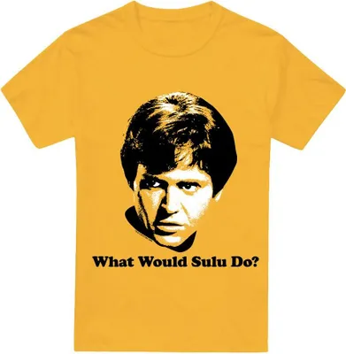 Image de Star Trek - "What Would Sulu Do" T-shirt pour homme TV5868 (M) (Or)