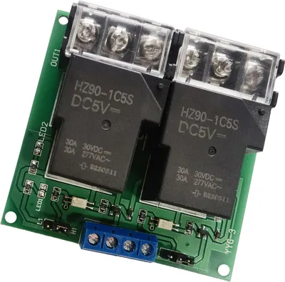 Obrázok produktu pre 2-kanálový DC 5V 30A reléový modul Optocoupler Izolácia High/Low Trigger