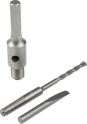 Produktbild von STIER Aufnahmeschaft Sechskant, M16 inklusive Zentrierbohrer und Austreibkeil (3er Set)