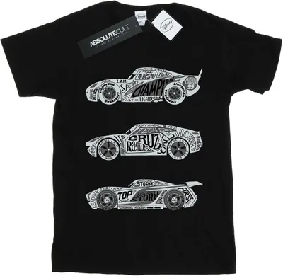 Produktbild von Disney - "Cars" T-Shirt für Damen BI16182 (XXL) (Schwarz)