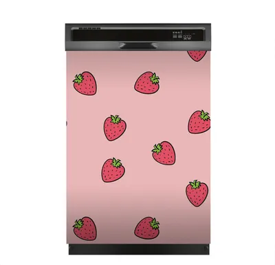 Produktbild von Magnete Dekorative 60x80 cm Küche Magnetmatte Spülmaschine - Erdbeere