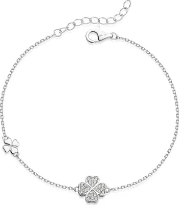 Produktbild von Celesta Silber Armband 925 Silber rhodiniert Zirkonia 925/- Sterling Silber 17,5cm weiß Zirkonia 475260035T