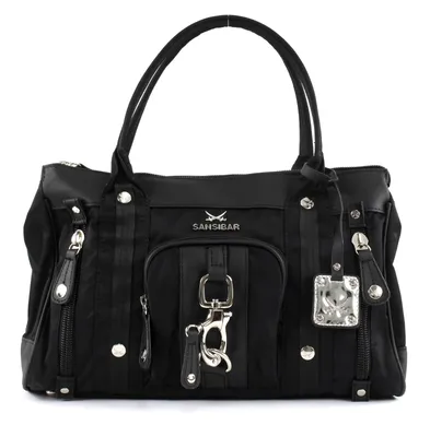 Image de Sansibar sac à épaule sac à main Typhoon Zip Shoulder Bag Black noir