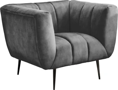 Produktbild von Sessel NOBLESSE Samt grau