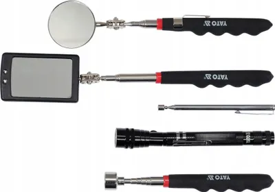 Produktbild von YATO YT-06622 Inspektionsset 5-teilig mit LED für Kfz-Werkstatt und Garage