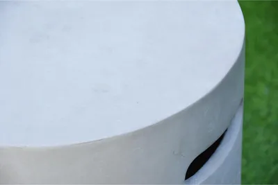Produktbild von Elementi Abdeckung für Gasflaschen in Beton-Optik grau für 11 kg Gasbehälter, rund
