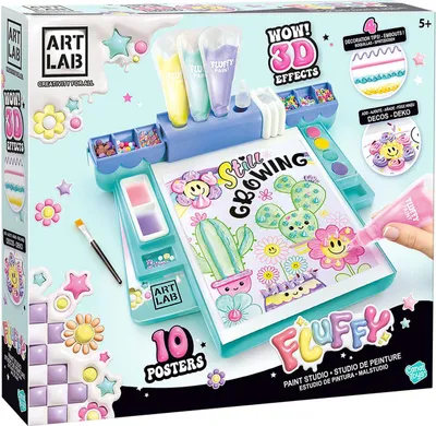 Produktbild von Fluffy Malstudio kreative Malset für Kinder Malen