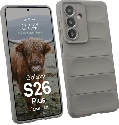 Produktbild von Robuste Handyhülle für Galaxy S26 Plus, Bizon Case Tur, Hellgrau