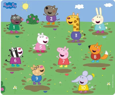 Immagine prodotto di Peppa Pig Colori di puzzle in legno multicolore Taglia unica
