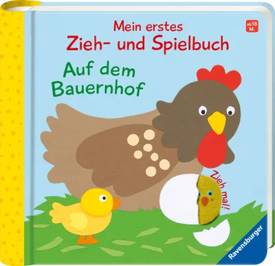 Produktbild von Mein erstes Zieh- und Spielbuch: Auf dem Bauernhof