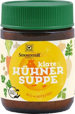 Produktbild von Sonnentor Hühnersuppe klar 100 g – Hefefrei & Würzig