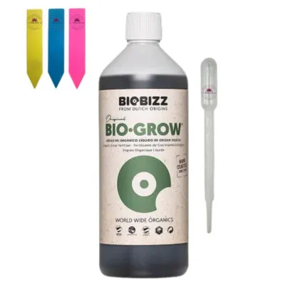 Produktbild von BioBizz Grow Flüssiger Pflanzendünger für Erde- & Coco-Substrate, 1 L