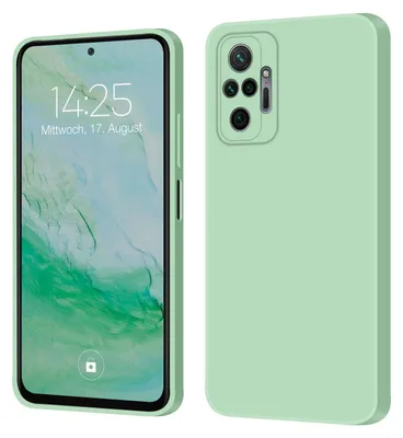 Produktbild von Hülle für Xiaomi Redmi Note 10 Pro Case Cover Bumper Smartphone Softgrip Schutzhülle Farbe: Türkis