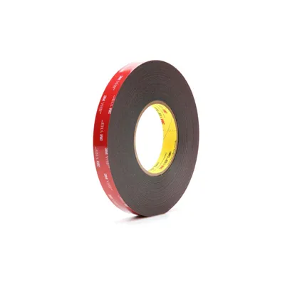 Produktbild von 3M VHB Hochleistungsklebeband 5952F, 19 mm x 11 m, schwarz doppelseitig klebend, anpassungsfähig für schwierig zu - 1 S