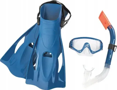 Produktbild von Bestway 3-in-1 Tauchset mit Maske, Flossen und Schnorchel