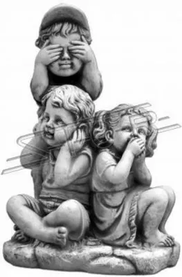 Immagine prodotto di Figura Scultura che gioca con i bambini Sculture da giardino Figure Statue Statue 101045