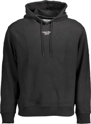 Produktbild von Stylischer Herren Kapuzenpullover Schwarz – Langarm ohne Reißverschluss