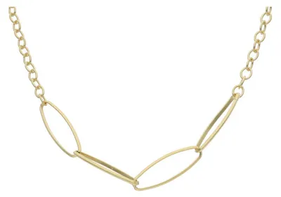 Produktbild von Kette Silber 925 Gold plattiert JL51-05-0002 JuwelmaLux 45 cm