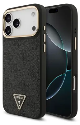 Obrázok produktu pre Guess – Hardcase 4G Triangle Logo MagSafe obal na iPhone 17 Pro Max – čierny