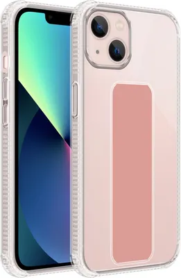 Produktbild von Cadorabo Schutzhülle für Apple iPhone 13 Hülle in Rosa Etui TPU Silikon Case Cover Standfunktion