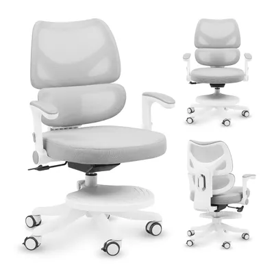 Produktbild von MARK ADLER Junior 5.3 Grey | Verstellbarer Drehstuhl für Kinder und Teenager | Höhenverstellbar