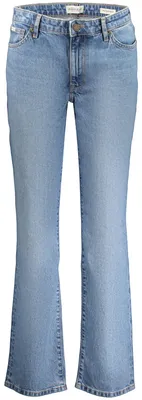 Produktbild von Damen Jeans Blau - Mittlere Leibhöhe, Gerader Schnitt, Used-Look