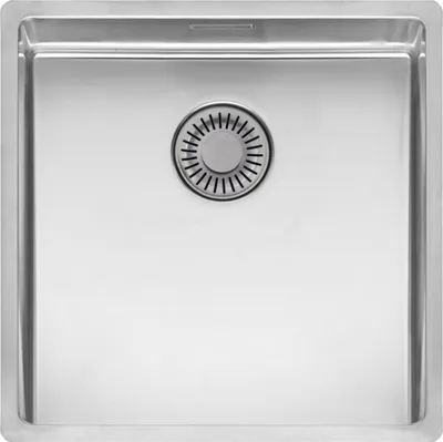 Produktbild von REGINOX Elite NEW YORK 40X40 L Edelstahlspüle ab Schrankbreite 45 cm / Flächenbündig / Flacheinbau / Unterbau