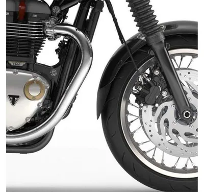 Produktbild von PUIG 20809N Verlängerung des vorderen Schutzblechs passend fuer TRIUMPH THRUXTON 1200 Schwarz