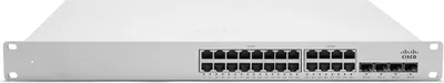 Produktbild von Cisco Meraki MS350-24X, Managed, L3, Gigabit Ethernet (10/100/1000), Power over Ethernet (PoE), Rack-Einbau, 1U