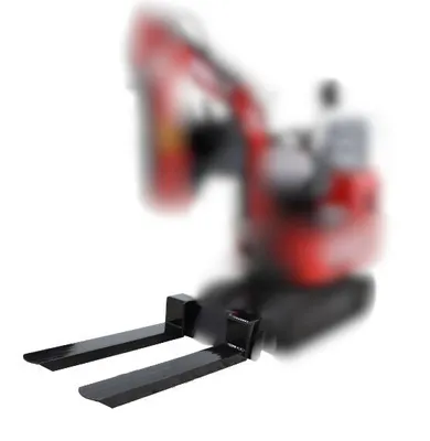 Produktbild von Palettengabeln am Planierschild für HZC Power Minibagger (P12)