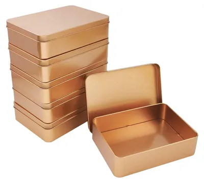 Produktbild von Solidchoice – Set aus 5 rechteckigen Blechdosen zur Aufbewahrung kleiner Gegenstände