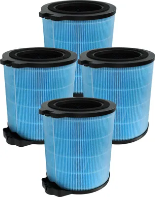 Produktbild von vhbw 4x H12 Filter kompatibel mit Hoover H-PURIFIER 300 Luftreiniger - Ersatz-Filter mit integriertem Aktivkohle-Filter