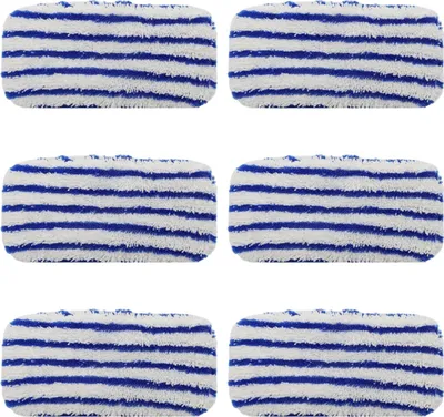 Produktbild von Stück ZR850002 Tücher für Rowenta Clean & Steam ZR850002 ZR005801 ZR005804 Waschbare Mikrofaserpads für Rowenta RY7xxx RY8xxx (blau)