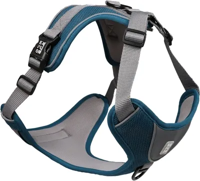 Image de Duvoplus EXPLOR Ultimate Fit No-Pull-Geschirr - bleu pétrole - L - 48-58cm - 58-81cm